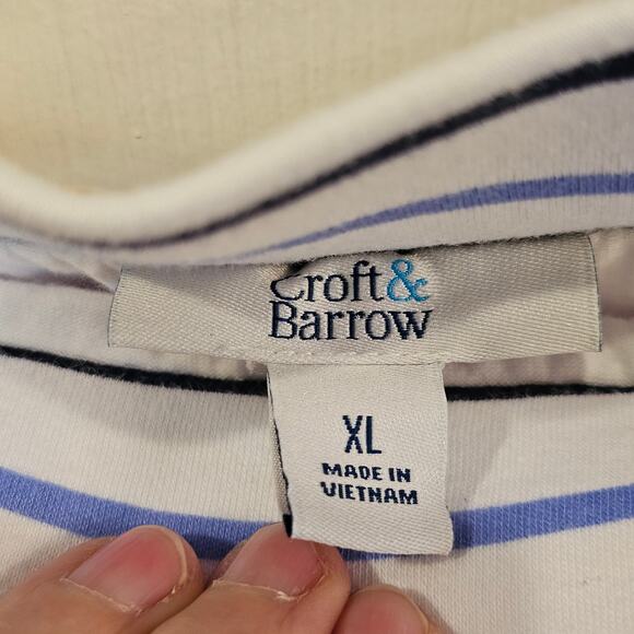 Croft & Barrow Women's Golf Skort XL Striped Pull-On Athletic Summer Wear - Picture 4 of 5